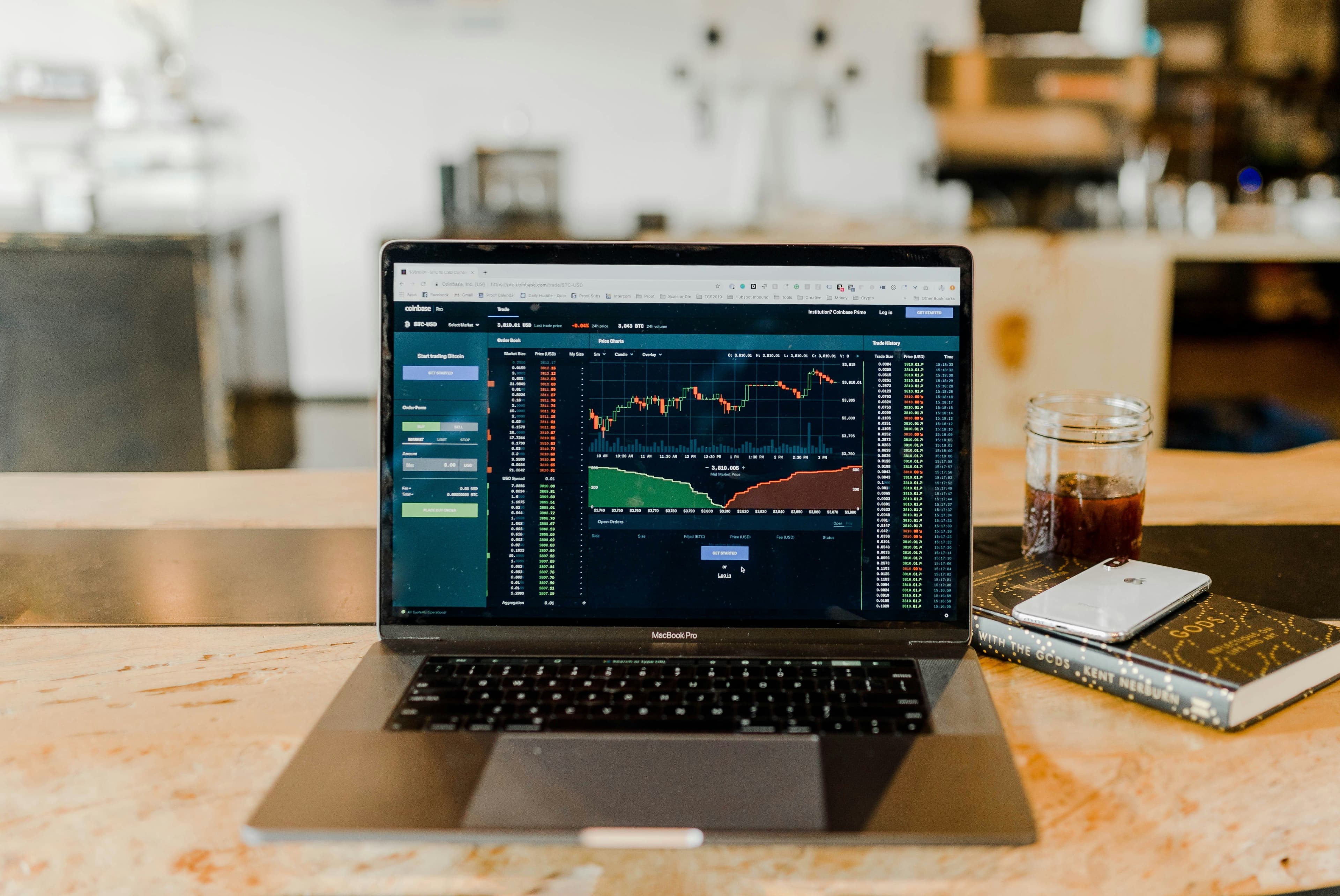 Prop firm trading platform showing market trends and performance data